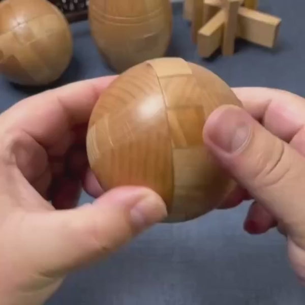 Magic Brain Ball - A Wooden Puzzle for Geniuses